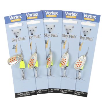 Блесна вращ."SKYFISH" UV-№3-5#